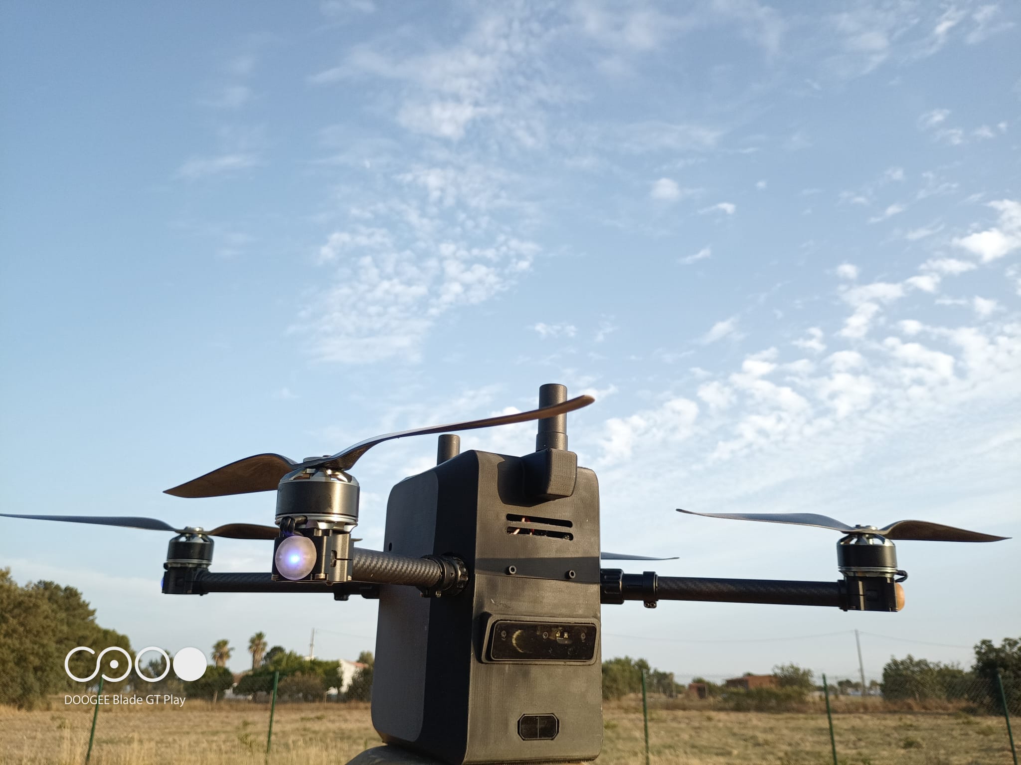 AgroExplorer One in the field — low angle field shot